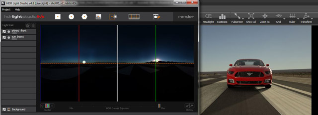 VRED and HDR Light Studio