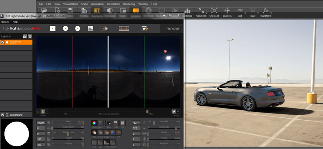HDR Light Studio with VRED