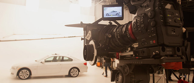 Shooting a BMW commercial
