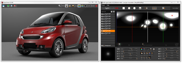 SprayTrace supports LightPaint