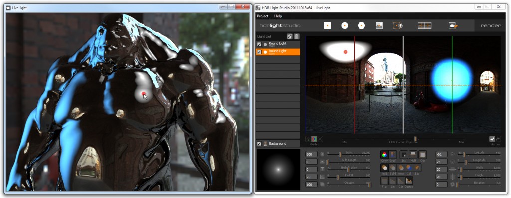 New LightPaint feature in HDR Light Studio