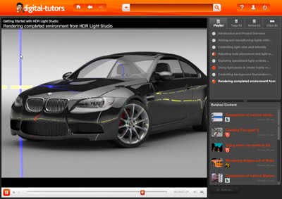 HDR Light Studio training content by Digital Tutors