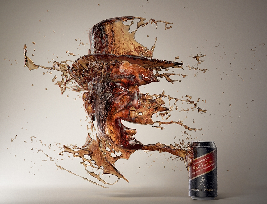 Johnnie Walker Packaging CGI