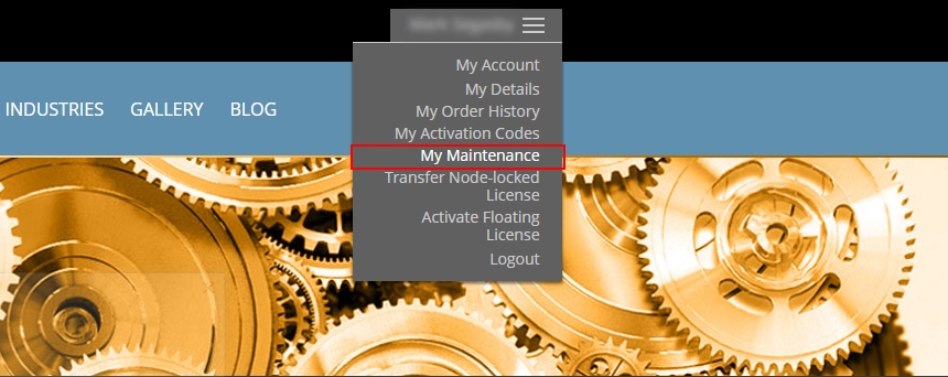 My Maintenance Option