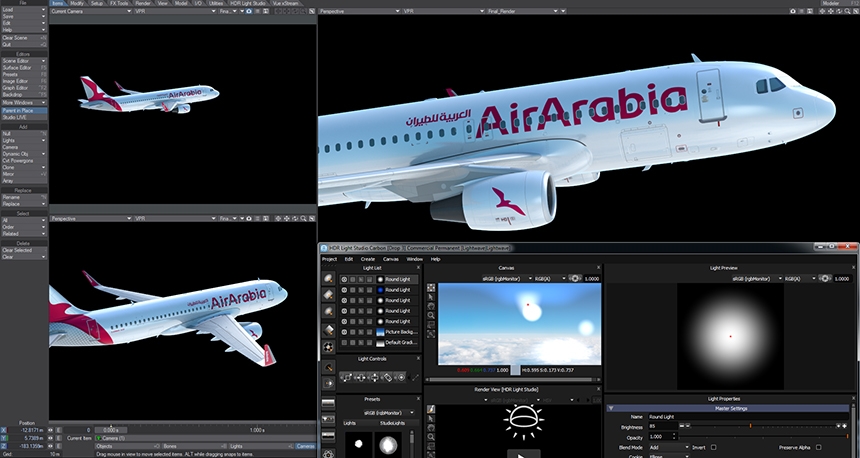 HDR Light Studio and LightWave 3D