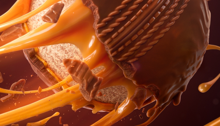 Chocolate detail lit with HDRI map