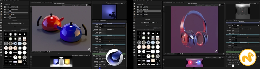 HDR Light Studio - Tungsten Drop 2 interface