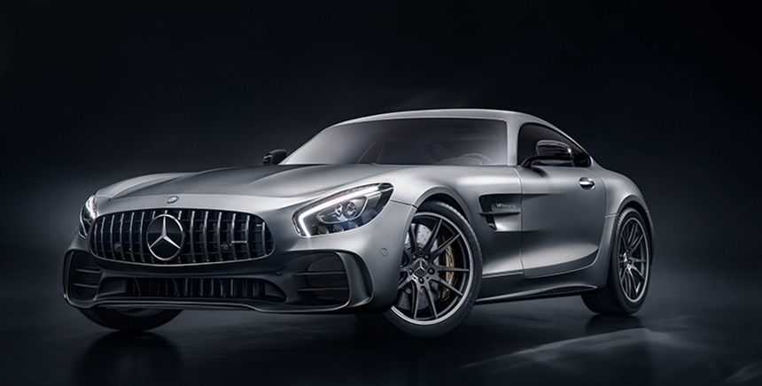 Mercedes-Benz SLS GT-R lit with HDR Light Studio