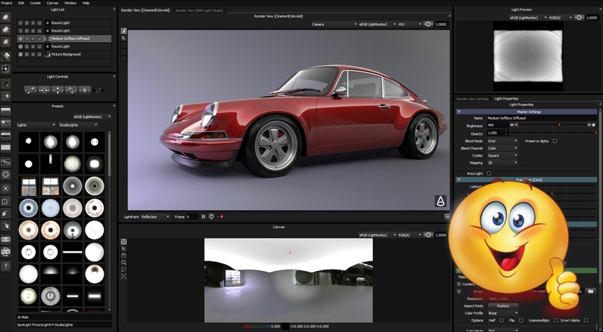 Happy times with HDR Light Studio