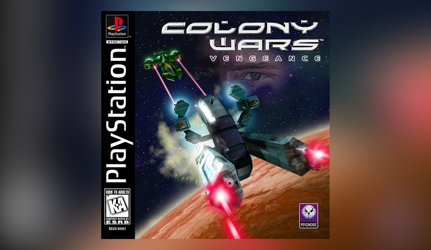Colony Wars PlayStation game cover