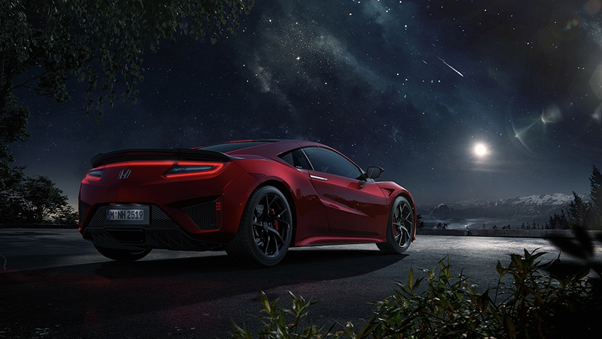 Honda NSX Moonlight CGI