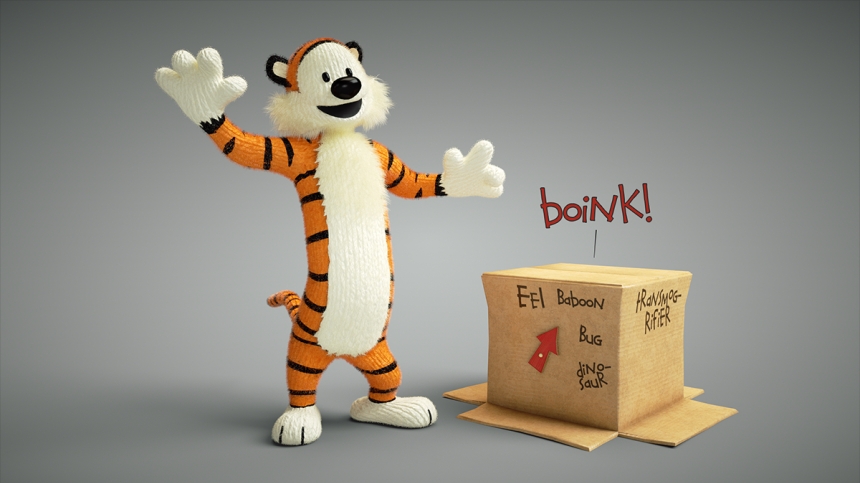CGI of a cartoon tiger