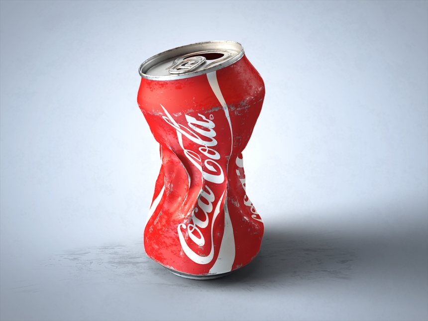 Coca-Cola can CGI