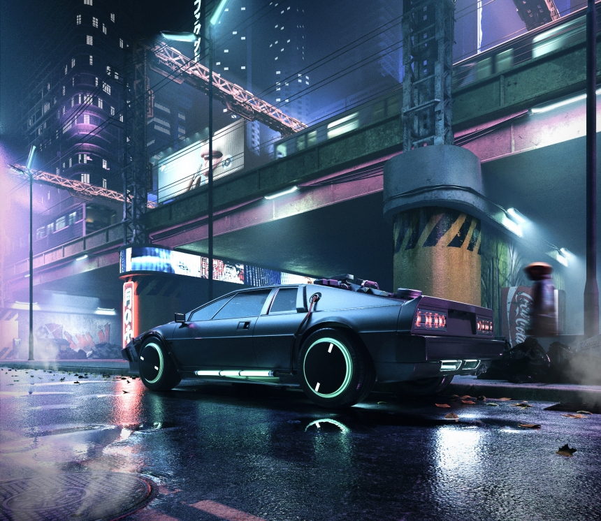 Cyberpunk Streets CGI