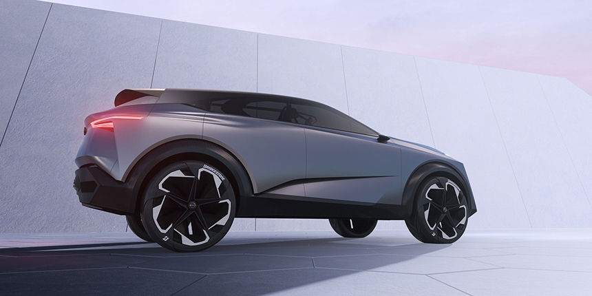 Nissan IMQ conept car CGI side