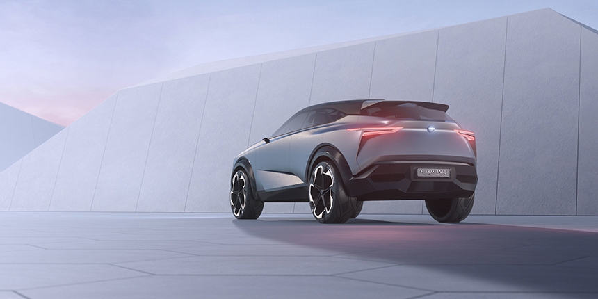 Nissan IMQ conept car CGI back