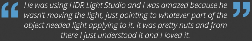 HDR Light Studio customer quote