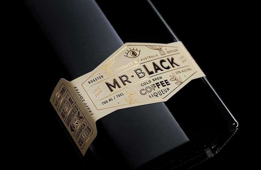 Mr Black Coffee Liqueur 3D CGI