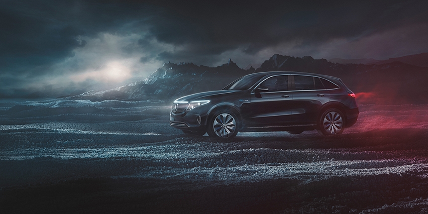 Mercedes-Benz EQC - Black Edition CGI (side view)