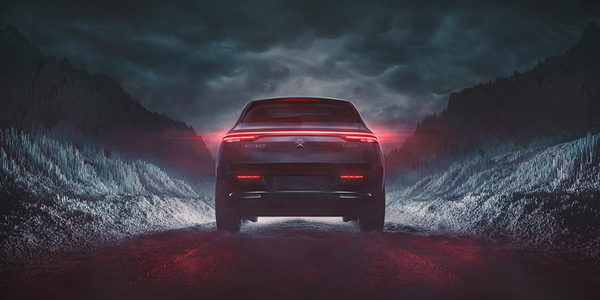 Mercedes-Benz EQC - Black Edition CGI (back view)