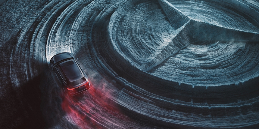 Mercedes-Benz EQC - Black Edition CGI (top view)