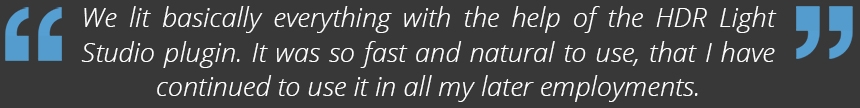Customer quote for HDR Light Studio