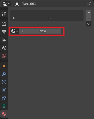 Add new material to apply to your mesh plane