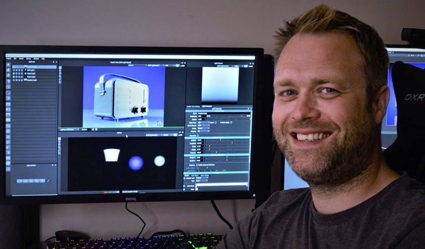 Craig using HDR Light Studio with Blender