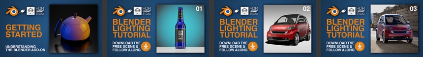 HDR Light Studio tutorials for Blender
