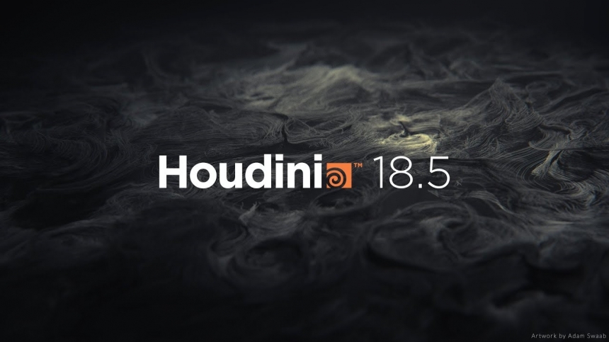Houdini 18.5 splash screen