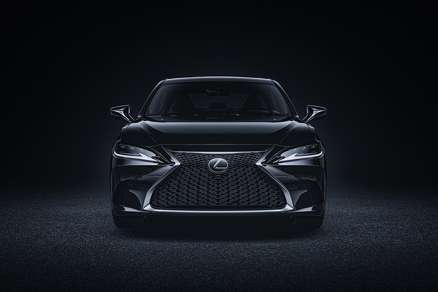 Dark automotive studio image
