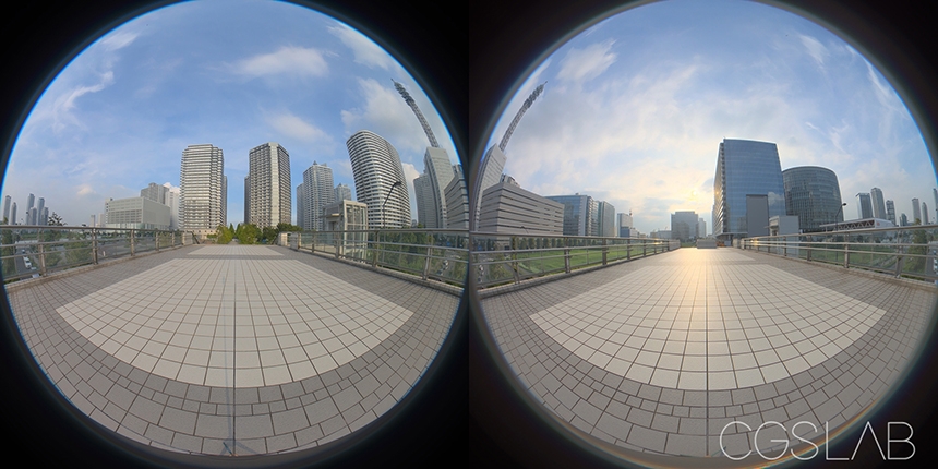 Theta HDR camera output