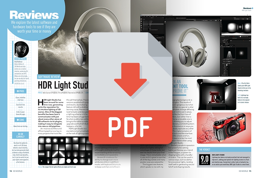 Download the HDR Light Studio 8 Review PDF