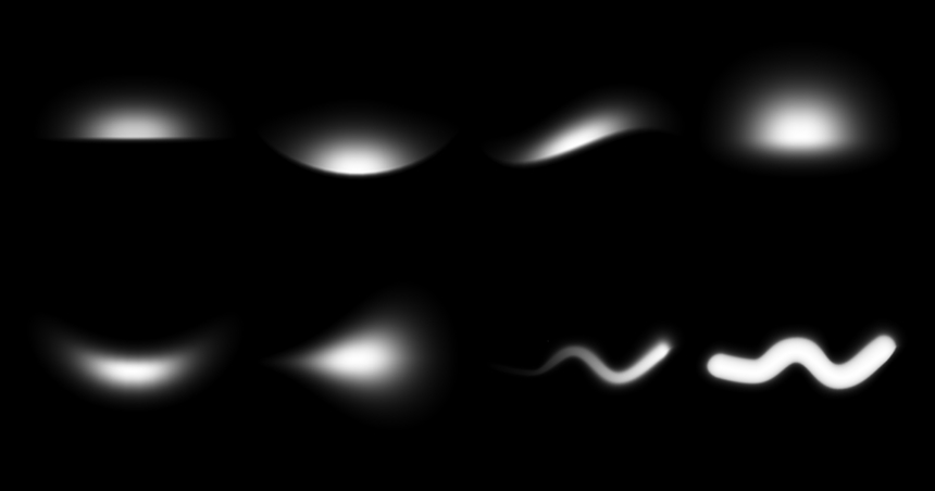 Example lighting effects using Lumi-Curve Example lighting effects using Lumi-Curve