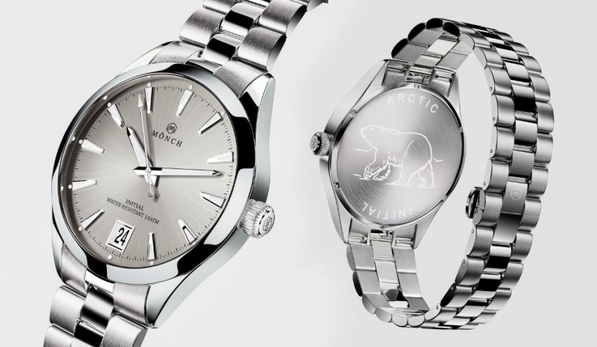 Monch watch face and bracelet Monch watch face and bracelet