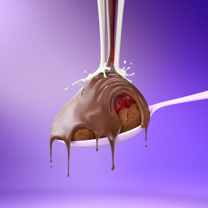 Cadbury Rasberry by Electric Art