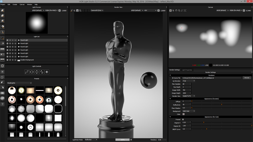 HBO The Oscar Night - HDR Light Studio