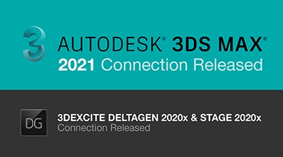 3DS MAX 2021 and DELTAGEN 2020x