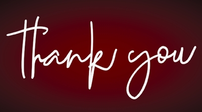 End of Year Thank You