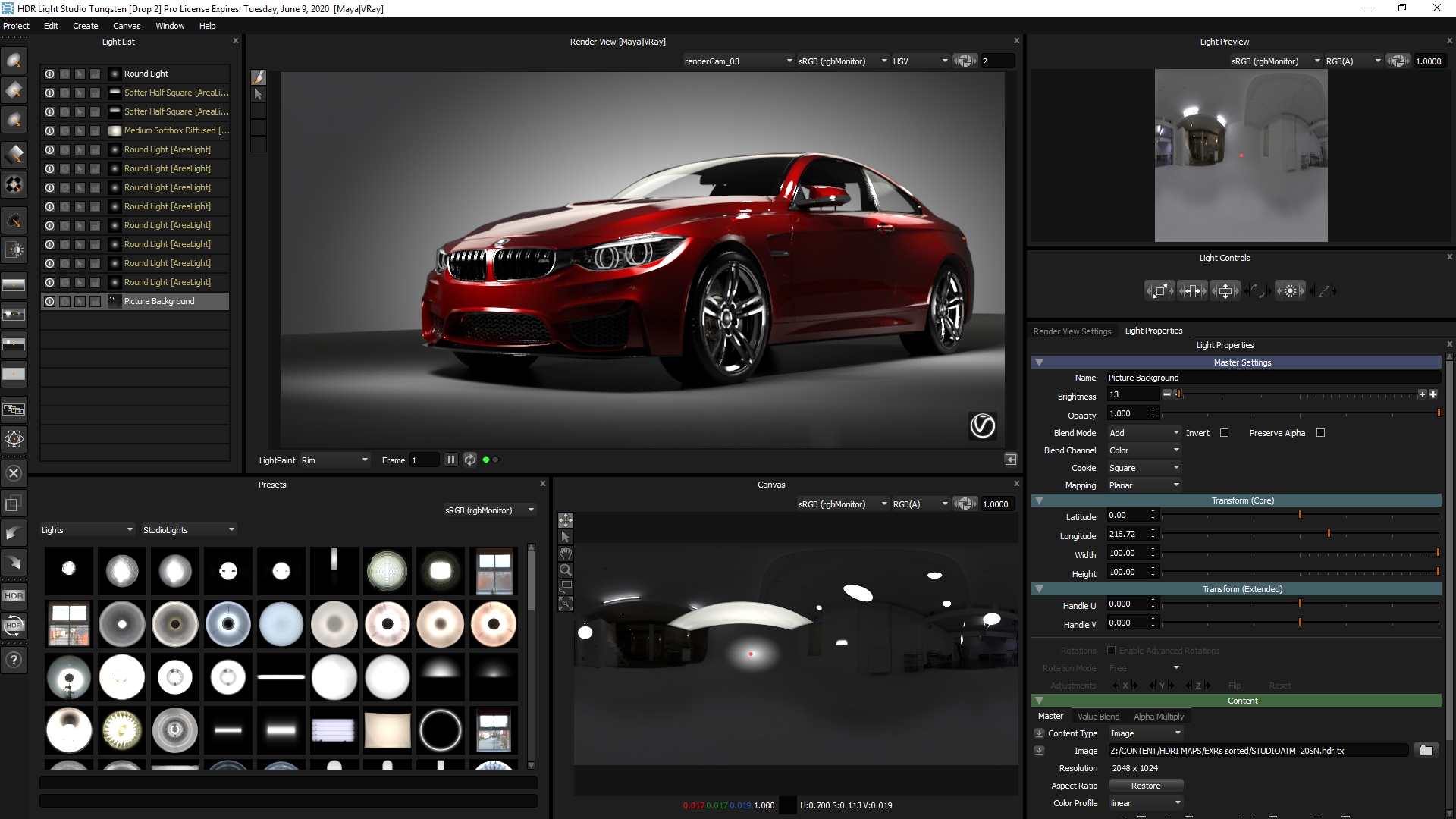 Lightmap | HDR Light Studio Maya Connection