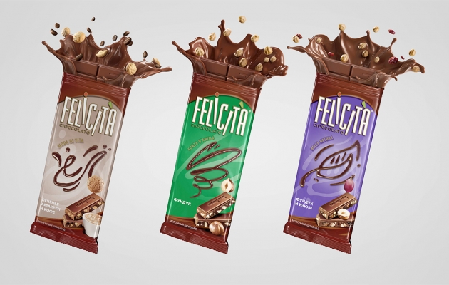 Felicita Chocolate Bars by Serg Klyosov