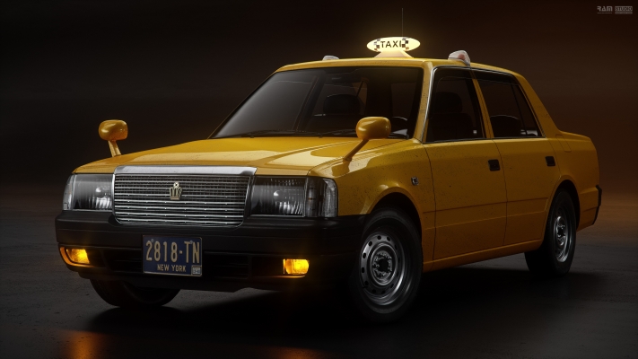 Toyota Crown Taxi by www.ram-studio.hr