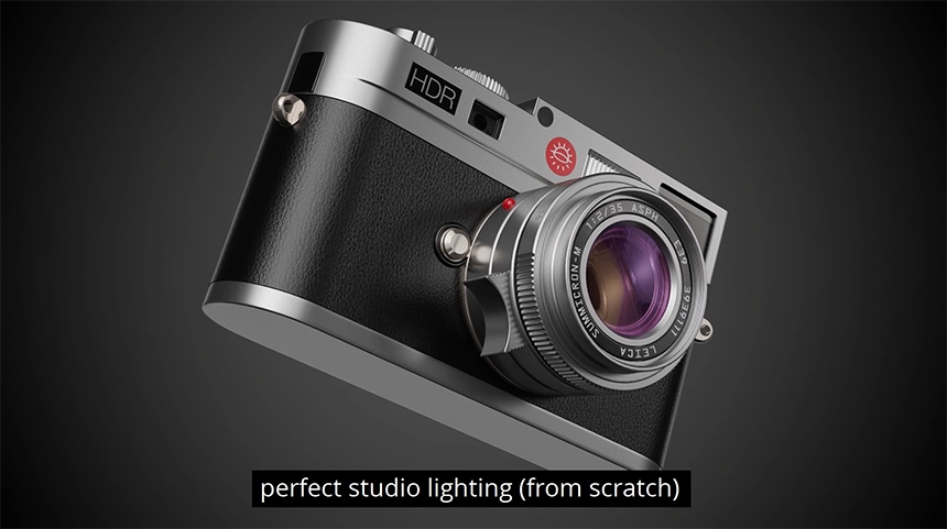 Perfect studio lighting with HDR Light Studio