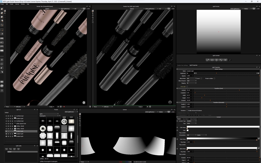 Adding more gradient lights