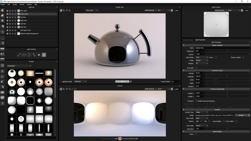 HDR Light Studio screen capture