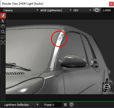 Lightpaint in the Render View