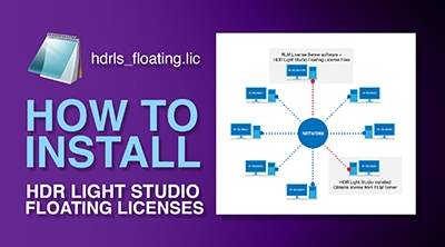 How to Install HDR Light Studio Floating Licenses