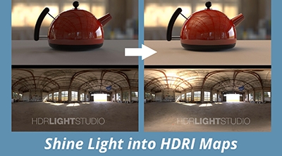 Shine a Light into a HDRI Map