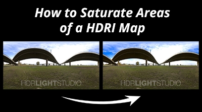 Local Saturation Adjustments to HDRI Maps