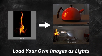 Load your own Images as Lights